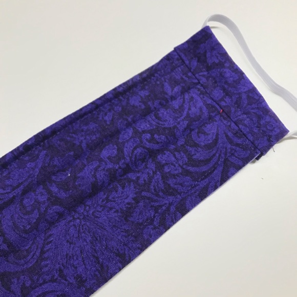 Face mask, face covering, filter pocket purple - Picture 6 of 8